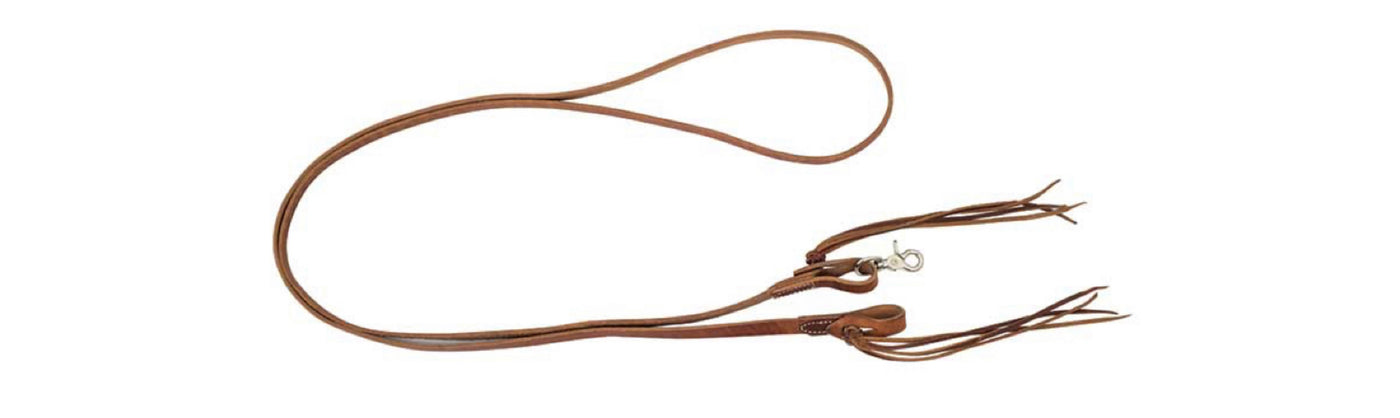 CST 5/8 pineapple knot roping reins