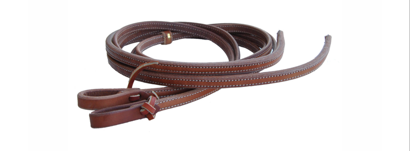 CST HARNESS STITCHED & WEIGHTED ENDS SPLIT REINS