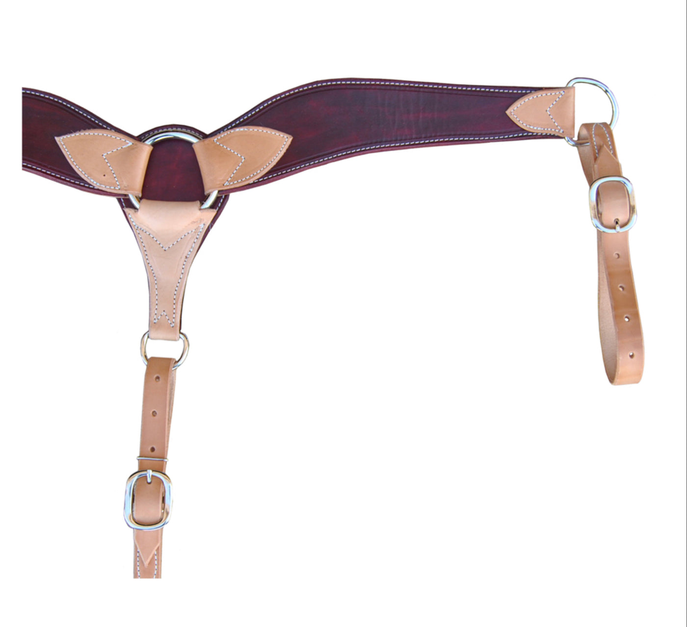 CST 3’’ Burgundy Breast Collar