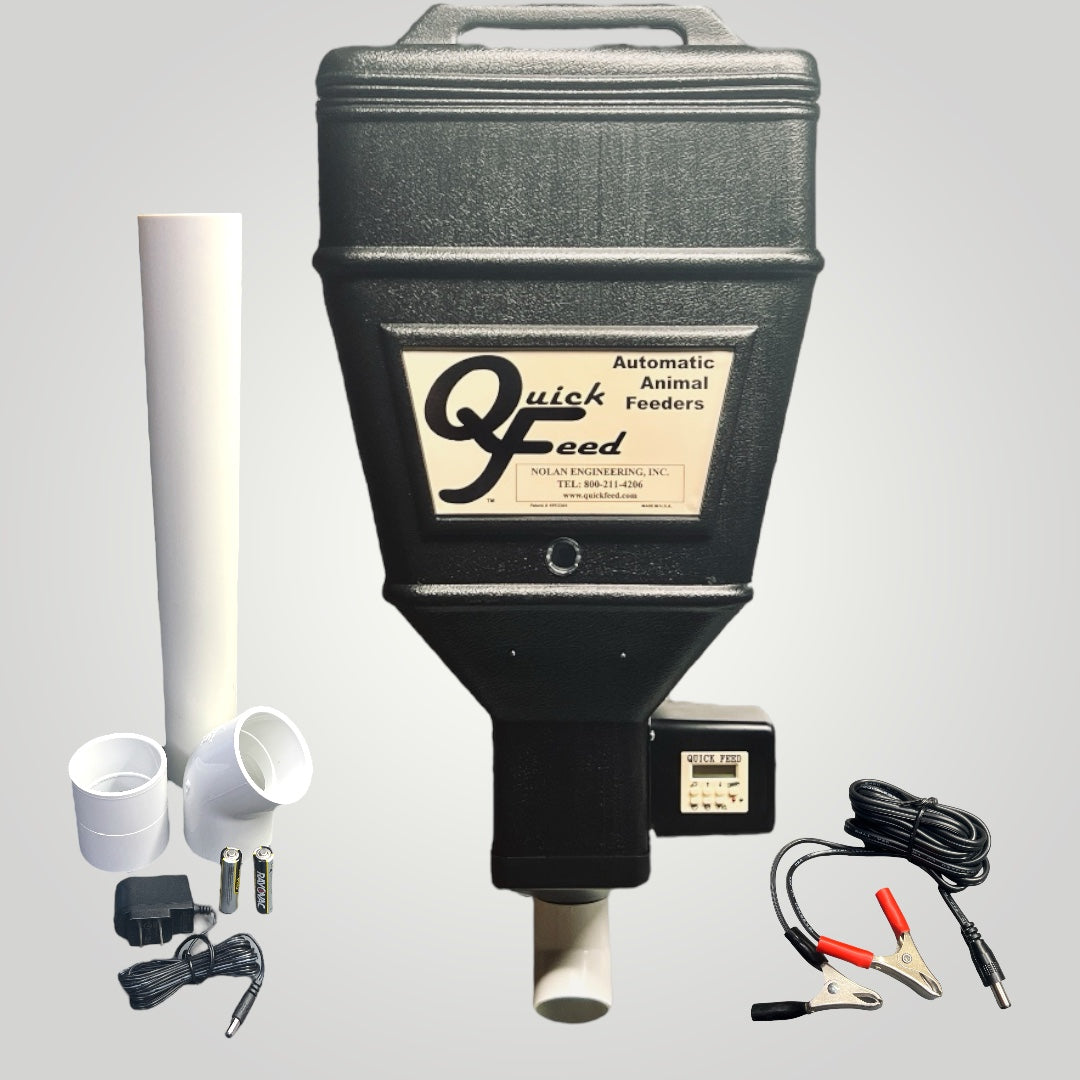 Automatic Livestock Feeder with Battery Adapter